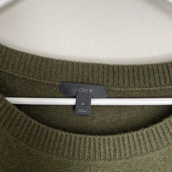 J. Crew Green Bow Wool Sweater (Size M) - Picture 3 of 10